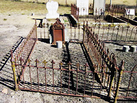 Christian Hartmann's grave, Dundee cemetery